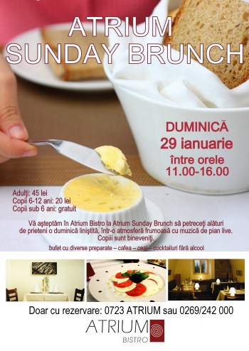 Atrium Sunday Brunch